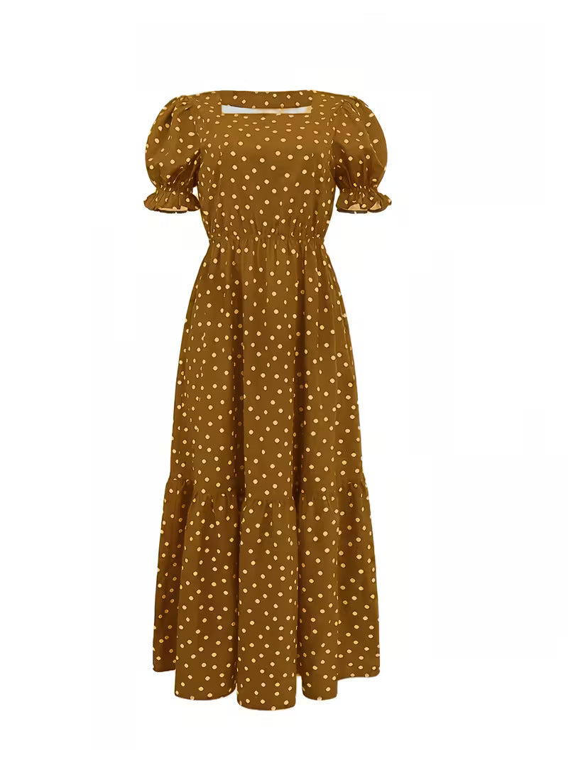 The Marigold Midi, Brick Red Dot