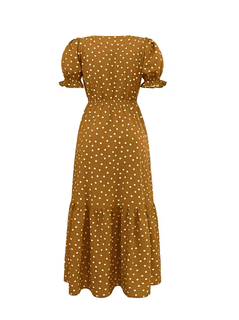 The Marigold Midi, Brick Red Dot