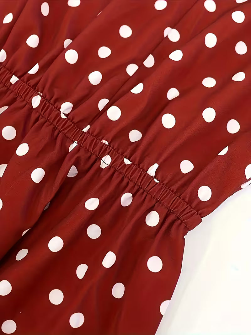 The Marigold Midi, Brick Red Dot